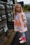 Poncho Retro Flowers
