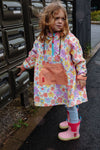 Poncho Retro Flowers